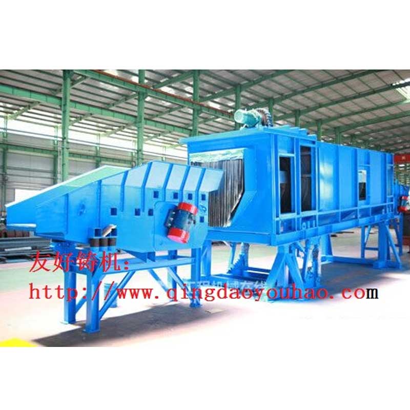 连续摆床抛丸机