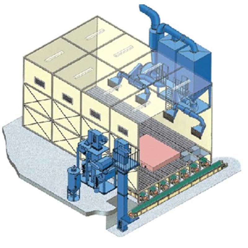 机械回收喷砂房