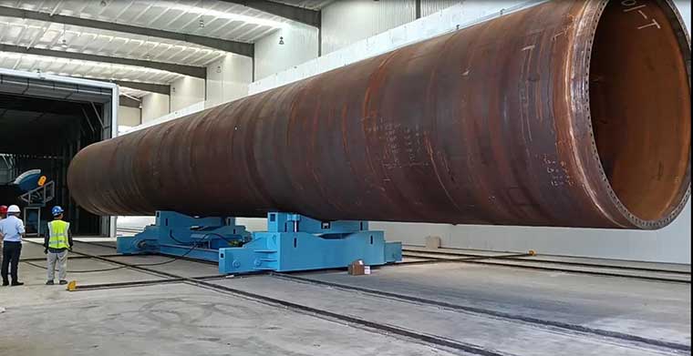 风电塔筒输送平车