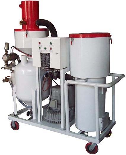 循环回收式移动喷砂机