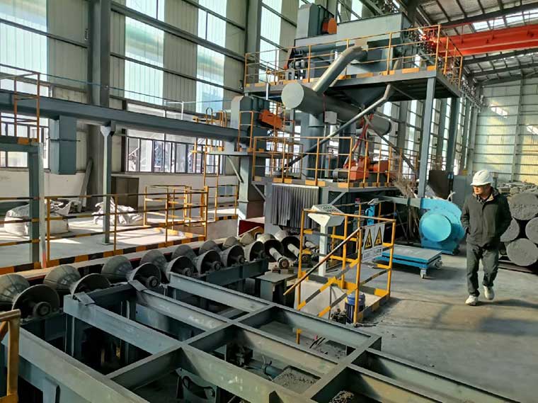 碳棒抛丸清理机