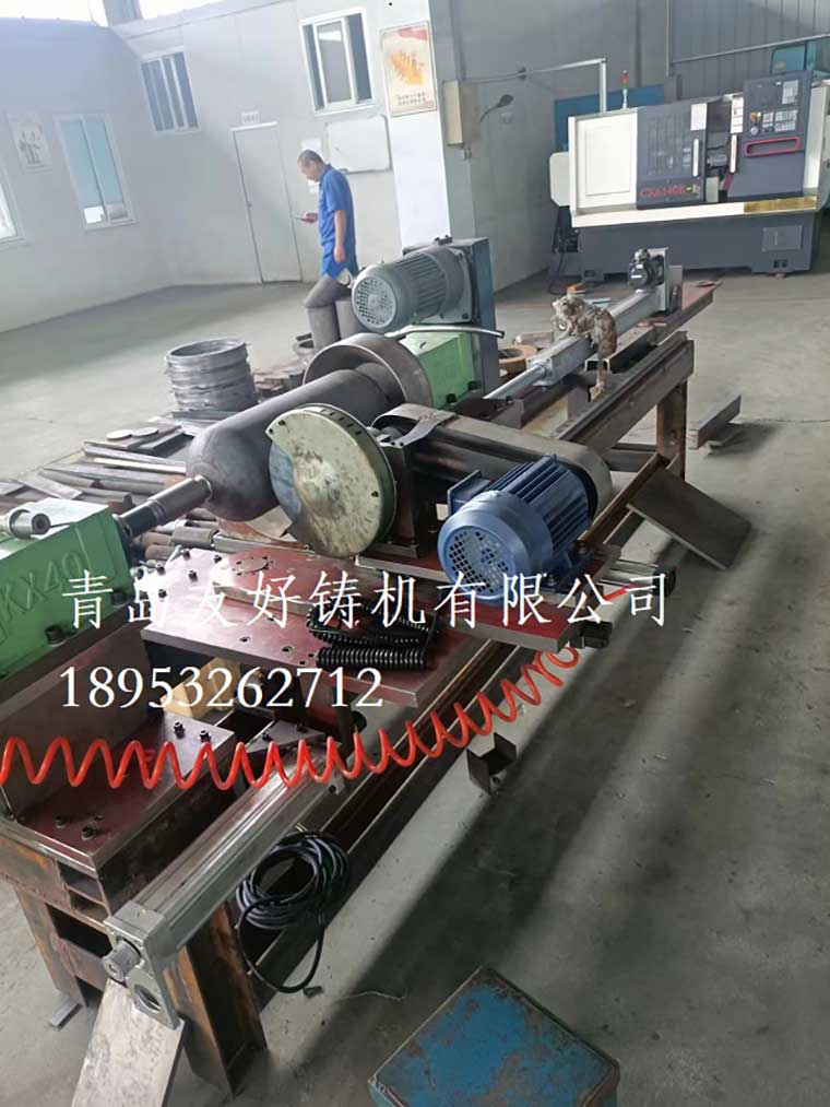 Steel bottle shoulder grinding machine